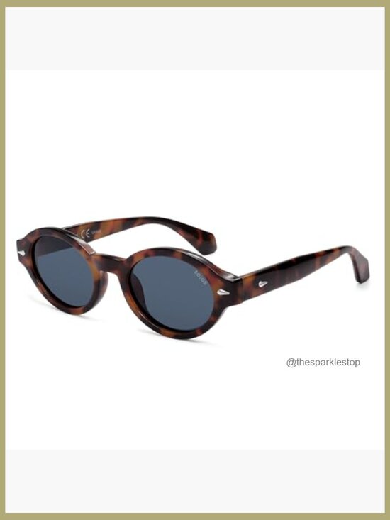 Retro Oval Polarized Sunglasses with UV400 Protection main image 6